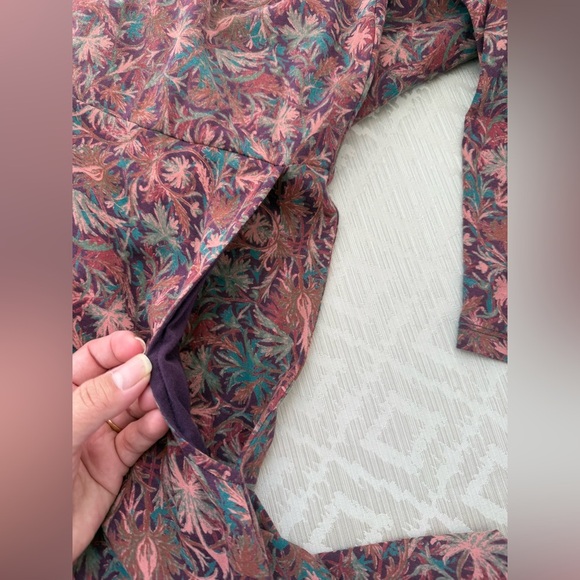 Peruvian Connection Winter Vine V-Neck Long Sleeve Maxi Dress Size Large - Picture 4 of 7